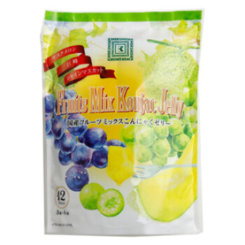 【今夏注目商品】国産フルーツミックスこんにゃくゼリー 