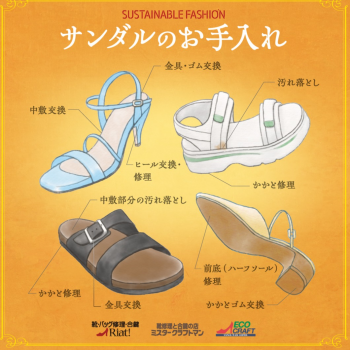 サンダルのメンテナンス承ります！
