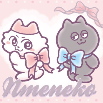 ンめねこ リボン POP UP