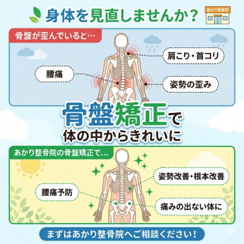 その腰痛・肩こり、実は「骨盤の歪み」が原因かも？
