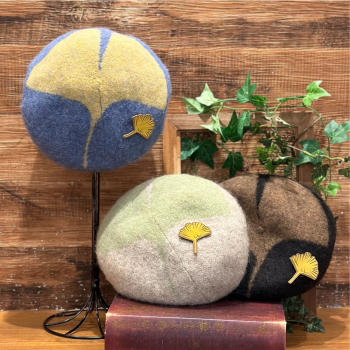 【新商品のご紹介】 tuduri　いちょうベレー