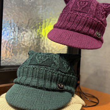 【おすすめ商品のご紹介】ANNA SUI 猫耳ニットキャスケット