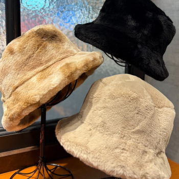 【おすすめ商品のご紹介】ファーバケットハット