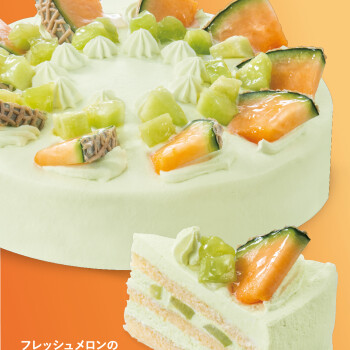 5月15日新発売★メロンのショートケーキ