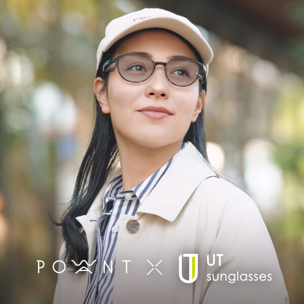 鼻パッドなしサングラス「UT sunglasses」から、パリミキ限定 POWANT